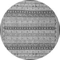 thumbnail image 1 of Ahgly Company Indoor Round Abstract Gray Modern Area Rugs, 8' Round, 1 of 4