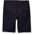thumbnail image 4 of IZOD Women's Juniors Uniform Bermuda Shorts, Skinny Style with Hook & Eye Closure, Stretch Twill Fabric 3 Navy, 4 of 8