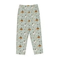 thumbnail image 6 of Uemuo Little Puppies Pattern Women's Wide Leg Palazzo Lounge Pants with Pockets Light Weight Loose Comfy Casual Pajama Pants-XX-Large, 6 of 9