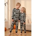 thumbnail image 6 of Nibbcoa Halloween Pajamas for Family Pumpkin Print Long Sleeve Tops + Pants Set, 6 of 10