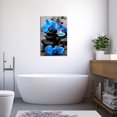 thumbnail image 3 of ZHONGYUTONG Bathroom Wall Art Orchid Flower with Black Zen Stone Pictures SPA Candle Picture Prints Still Life Canvas Painting for Meditation Spiritual Room Decor (20.00" x 30.00"), 3 of 6