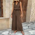 thumbnail image 5 of Capri Pants for Women Elastic High Waist Ruched Loose Fitting Comfy Cropped Summer Casual Workout Pants, 5 of 9