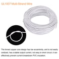 thumbnail image 4 of UL1007 22AWG Calibre Trenzado Conexión Cables, PVC Eléctrico Alambre Estañado Cobre Alambre 30 m/100 Pies Blanco para Electrodomésticos Interno Conexión Cable, 4 of 7