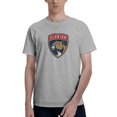 thumbnail image 1 of T-Shirt Basique à Manches Courtes pour Homme Florida Panthers Mode Gris 3X-grand, 1 of 5