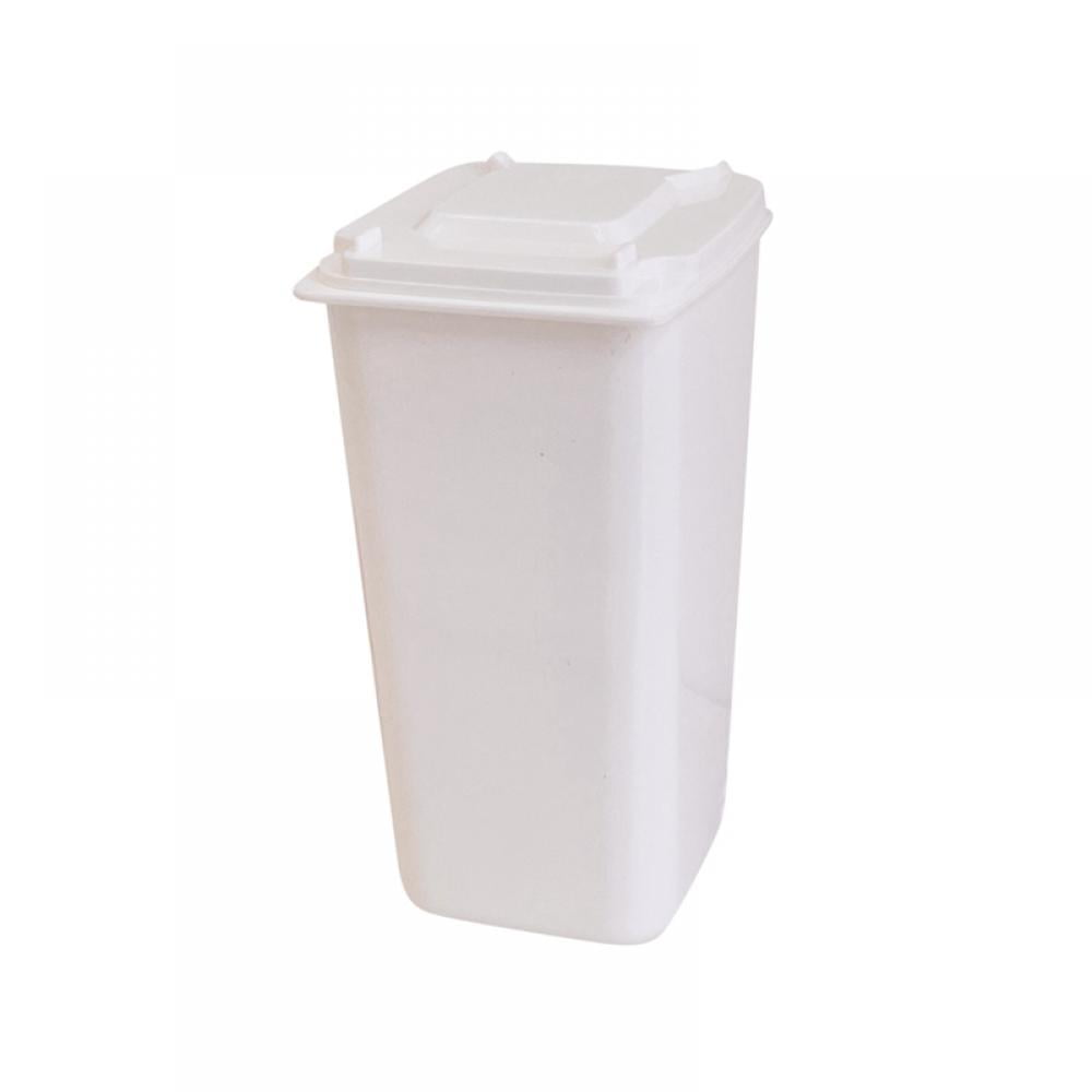 Plastic Mini Wastebasket Trash Can, Tiny Desktop Waste Garbage Bin with
