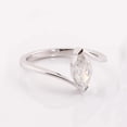 thumbnail image 5 of solitaire jewels 2CT Marquise Moissanit Solitaire Engagement Ring For Women, 14K White Gold, 5 of 8