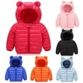 thumbnail image 3 of PEZHADA Fashion Kids Coat Boys Girls Thick Coat Padded Winter Jacket Clothes Down Jacket Blue, 3 of 3