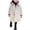 Beige, variant on Coerni Girls and Toddler Trench Coat Cloak Quilted Jacket Double Breasted Woolen Peacoat Winter Warm Trench Coat Fuzzy Overcoat