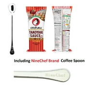 NineChef Brand Spoon Plus Otafuku Takoyaki Sauce from Japan - Delicious Original Japanese Flavor for Takoyaki Balls (10.6 Ounces) (Pack 1)
