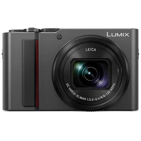 Panasonic Digital Super Hybrid - Panasonic Lumix DC-ZS200 4K Wi-Fi Digital Camera (Silver)