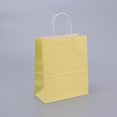 thumbnail image 3 of Bolsas de regalo de papel Kraft con asas, 10/20/30/50 unidades, para compras, manualidades, color marrón y blanco, para fiestas, suministros navideños, 3 of 5