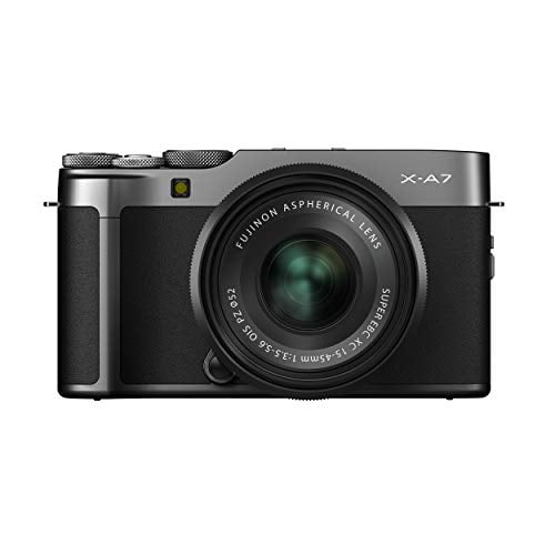 Fujifilm X-A7 Mirrorless Digital Camera w/XC15-45mm F3.5-5.6 OIS PZ Lens, Dark Silver FUJIFILM 16638495