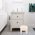 thumbnail image 3 of OULII Shower Stool PVC Nonslip Design Compact Storage 1Set, 3 of 8