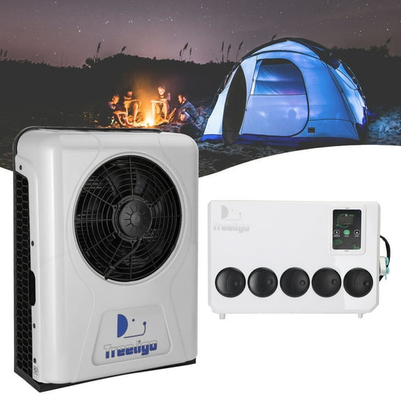 Motor Genic 12V 12000 BTU Truck Cab RV Air Conditioner Split AC Fit for Semi Trucks Bus Caravan