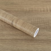 Abyssaly Wood Wallpaper, 15.7" x 118" Peel and Stick Wallpaper Self-Adhesive Removable Wall Paper Contact Paper Home Decor Wall Covering Old Furniture Renovation