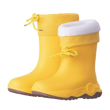 MEZZALL Boys Boots Children Thickened Rain Shoes For Kids Comfortable All Seasons Rainy Weather And Outdoor Activities Relaxed Fit Baby Footwear