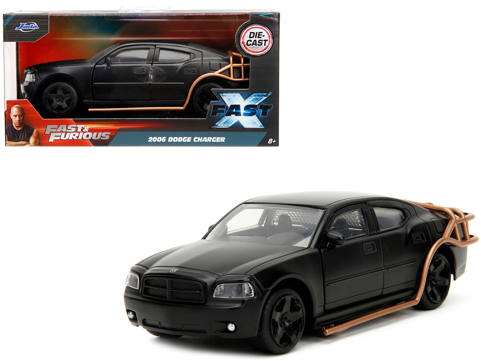 Jada Toys JAD32614 1968 Dodge Charger Widebody Model Car - Fast