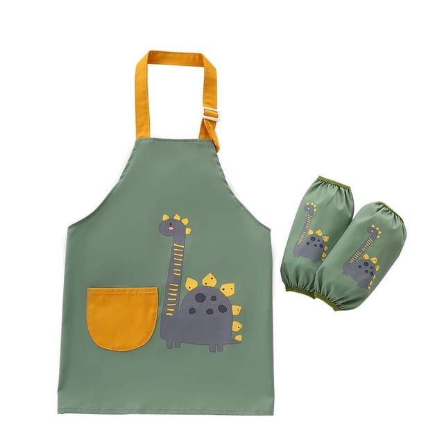 Delantal de bebé impermeable ropa de trabajo de pintura para niños y niñas ropa de pintura antiincrustante delantal de niñas