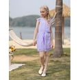 thumbnail image 3 of Girls Clothes Trendy Romper Jumpsuits Cool And Breathable Summer Outfit Lace Sleeveless Dress12-13Years, 3 of 6