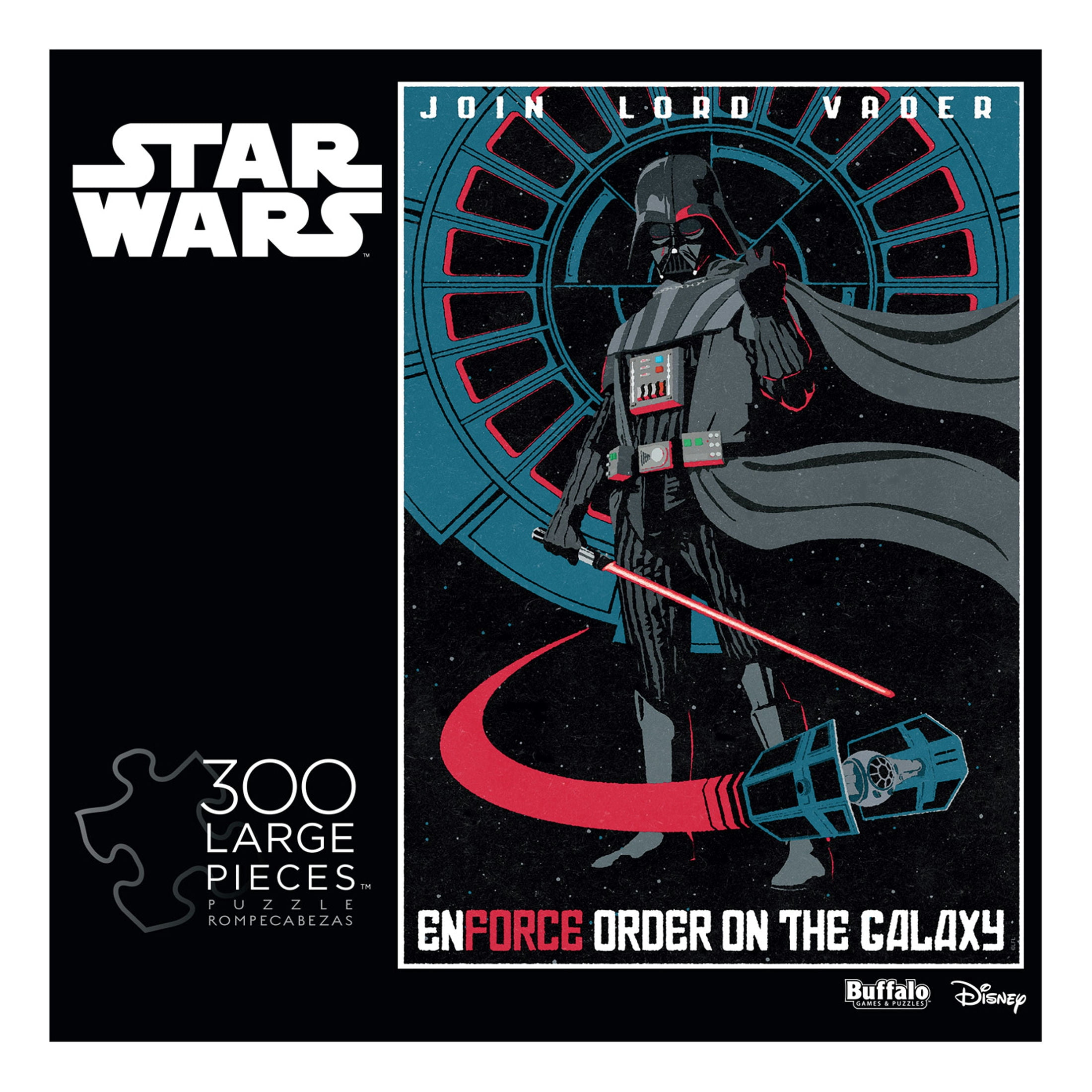 Buffalo Games Star Wars Join Lord Vader Puzzle de 300 pièces imbriqué pour adultes de 14 à 99 ans