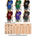 thumbnail image 2 of Fangasis Women Tops Crew Neck T-Shirt Short Sleeve Tee Ladies Casual Tunic Blouse Boho Holiday Shirt Green XL, 2 of 2