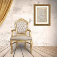 thumbnail image 3 of Wild Apple Portfolio 11x14 Gold Ornate Wood Framed with Double Matting Museum Art Print Titled - Sheet of Music III, 3 of 4
