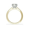 thumbnail image 2 of 1.00 Carat Brilliant Princess Cut Natural Diamond Solitaire Beautiful Ring for Engagement Solid 18K Yellow Gold Size 9, 2 of 7