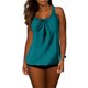 thumbnail image 5 of Blusas de Mujer Vestido Casual sin Mangas Monocolor Bikini Traje de Baño Empuje-Arriba Acolchado Traje de Baño Conjunto de Blusa con Estampado Floral para la Playa de Verano, 5 of 8