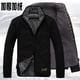 thumbnail image 2 of Jersey polar con resistencia al frío para exteriores en ambos lados, cárdigan grueso y de lana para hombre, chaquetas, 2 of 5