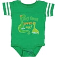 thumbnail image 3 of Inktastic My Oma Loves Me Dinosaur Boys Baby Bodysuit, 3 of 5