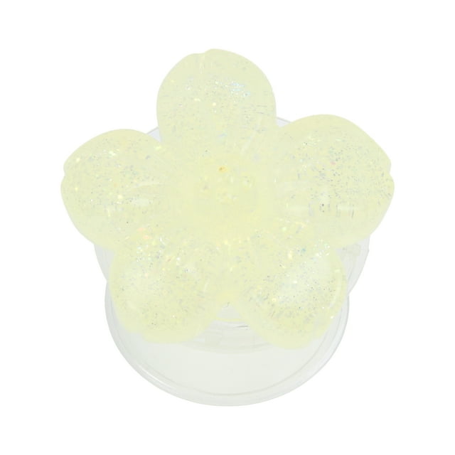 Ofertas Únicas 1 Pc Soporte para Teléfono Agarre Duradero Flor Morandi Brillante Soporte para Teléfono Amarillo