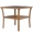 SAND, variant on Rattan Side Table, Outdoor End Table with Storage Shelf, Aluminum Frame Square, Coffee Table with Tempered Glass Top, Sand