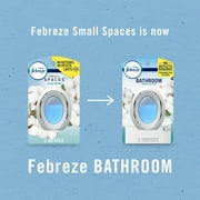 Febreze Bathroom Air Freshener, Small Spaces Odor-Fighting, Crisp Cotton, 2ct, 2 Count
