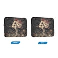 thumbnail image 7 of FORMRS 15-15.6 inch Laptop Sleeve Case Soft Carrying Quilted Computer Bag Cover, Skeleton with Flowers Pattern, 7 of 7