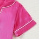 thumbnail image 5 of Odeerbi 1-8 Años Niños Niñas Pijama de Verano de Satén Con Solapa de Muesca Camisa de Manga Corta Pantalón Conjunto de Ropa de Dormir Suave, 5 of 9