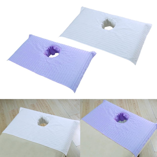 Cubierta de Cama de Toalla de belleza perfecl 2 Piezas con Orificio Respiración