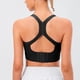 thumbnail image 2 of Women Ladies Solid Color Sports Bra Underwear Fitness Running Yoga Bras Casual Crop Tops, 2 of 4