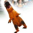 thumbnail image 3 of HUGFEGWE Inflatable Dinosaur Costume, T Rex Costume Lightweight for Halloween CJB91-36989, 3 of 9