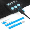 thumbnail image 6 of Unisex Bluetooth Beanie Hat Wireless Handfree Headphone Winter Knit Cap for Skiing,Snowboard Skating (Blue), 6 of 13