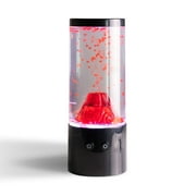 Merkury Innovations New 9-Inch RGB Volcano LED Mood Night Light - USB Powered, Motion Simulation