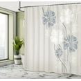 thumbnail image 4 of Ambesonne Art Shower Curtain, Fantasy Bridal Garden Spring, 69"Wx84"L, Coconut, 4 of 4