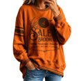 thumbnail image 4 of Women's Cozy Halloween Graphic Pullover Crewneck Sweatshirt for Autumn, 4 of 7