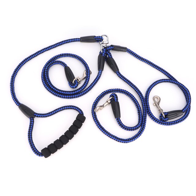 de 3 correas duraderas de cuerda de tracción para perros con mango cómodo Supplyblue black 1.0