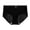 Black, variant on Stretch Bikini Panties Thin Breathable Underwear Lace Seamless Mid Waisted Soft Stretchy Panties Cotton Full Coverage Briefs