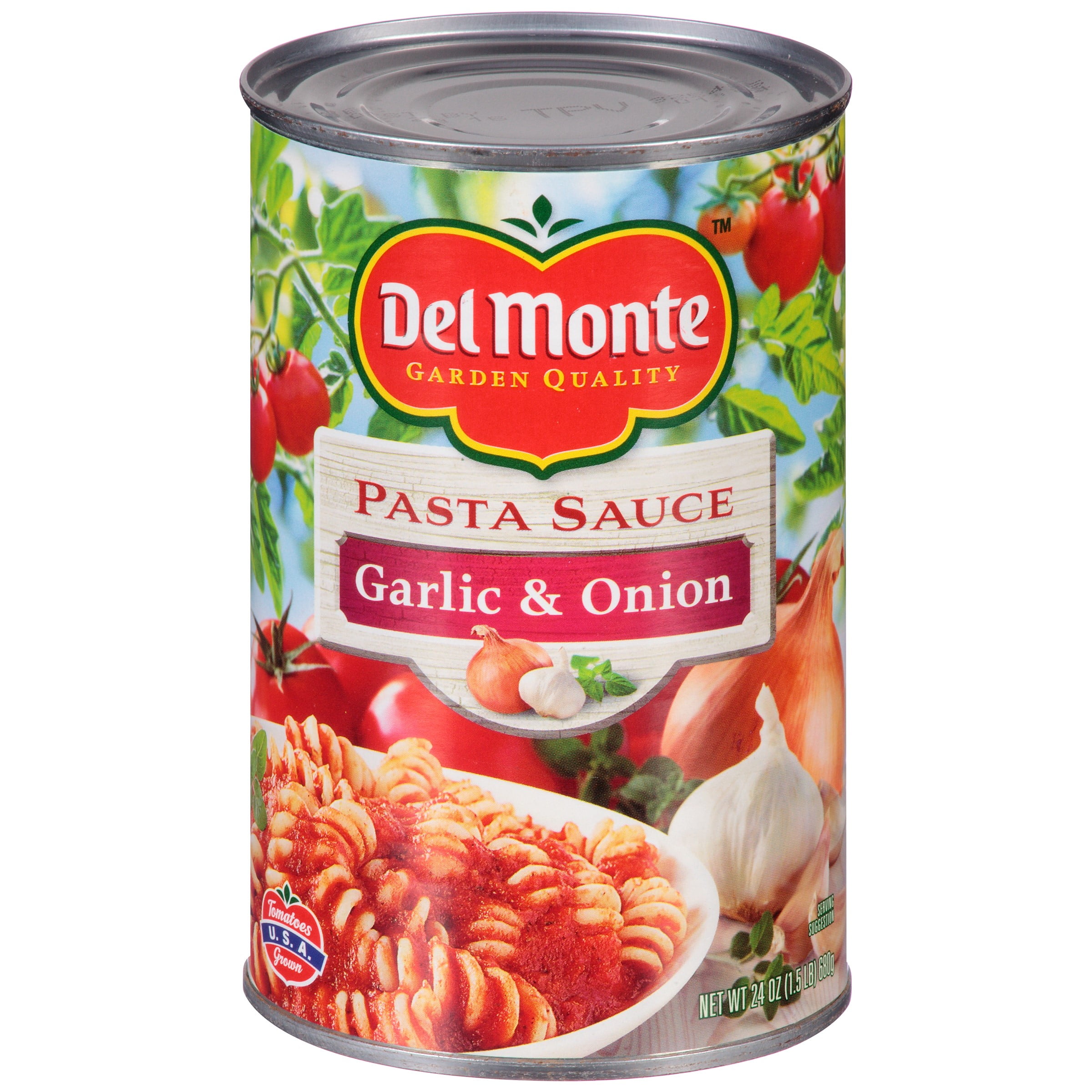 Del Monte Garlic & Onion Pasta Sauce, 24 oz 