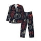 thumbnail image 1 of Fotbe Thanksgiving Pijama de Hombre con Estampado de Manga Larga, Conjunto de 2 Piezas, Ropa de Dormir Suave y Cómoda con Bolsillos-Large, 1 of 7