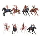 thumbnail image 1 of Paquete de 8 Figuras de vaquero occidental Hugo con caballos, 1 of 10