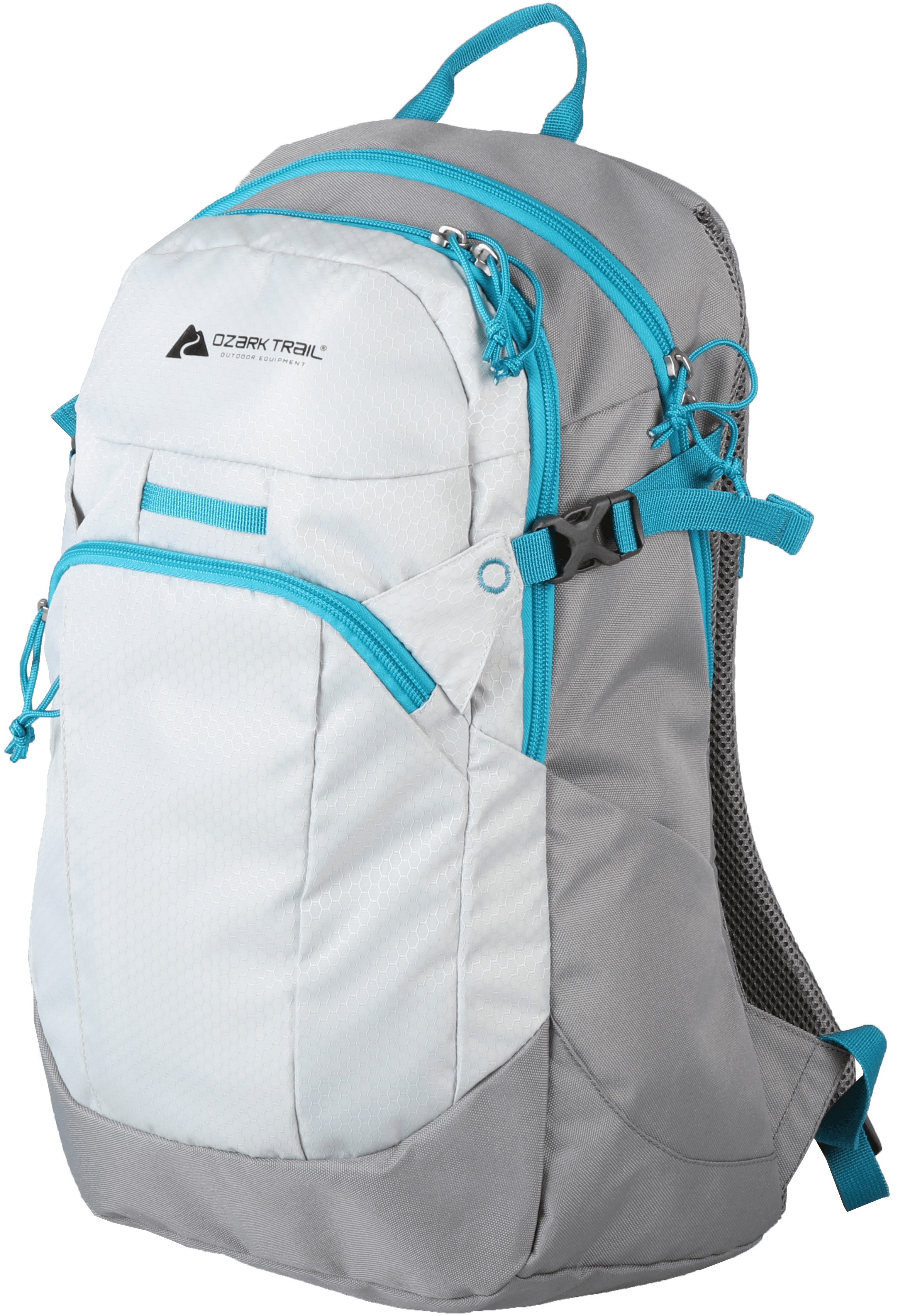 Ozark Trail 20 Liter Adult Unisex Backpacking Backpack, Ripstop fabric, Gray - image 2 of 5