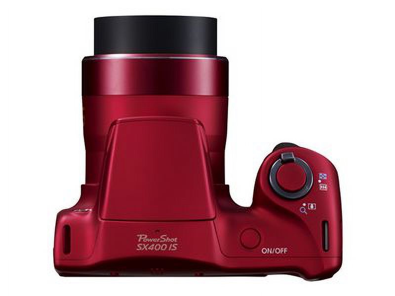 Canon PowerShot SX400 IS - Digital camera - High Definition - compact - 16.0 MP - 30 x optical zoom - red - image 8 of 72