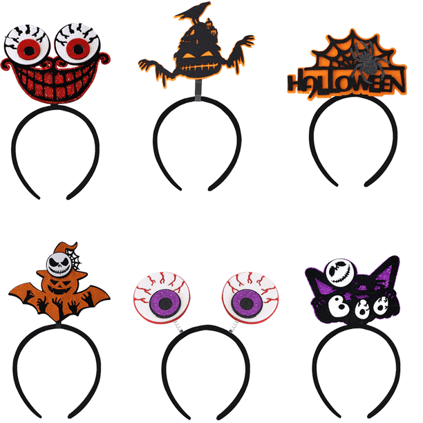 Diademas elegantes de Halloween para decoración de fiesta de Halloween